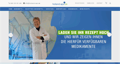 Desktop Screenshot of holland-apo.de